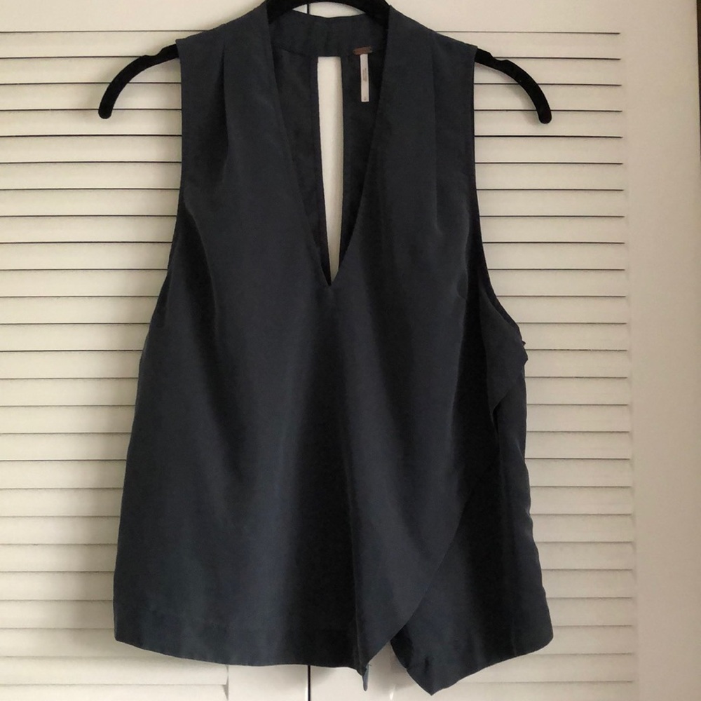 Free People Deep V Tank Top